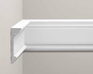 / 2350 mm МОЛДИНГ ГЛАДКИЙ 2400 мм / 2350 мм 86 mm LISTWA NAŚCIENNA GŁADKA 2400 mm SMOOTH WALL-MOUNTED MOULDING 2400 mm МОЛДИНГ ГЛАДКИЙ 2400 мм 52 mm