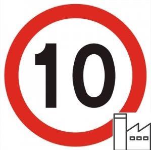 do 10 km/h.
