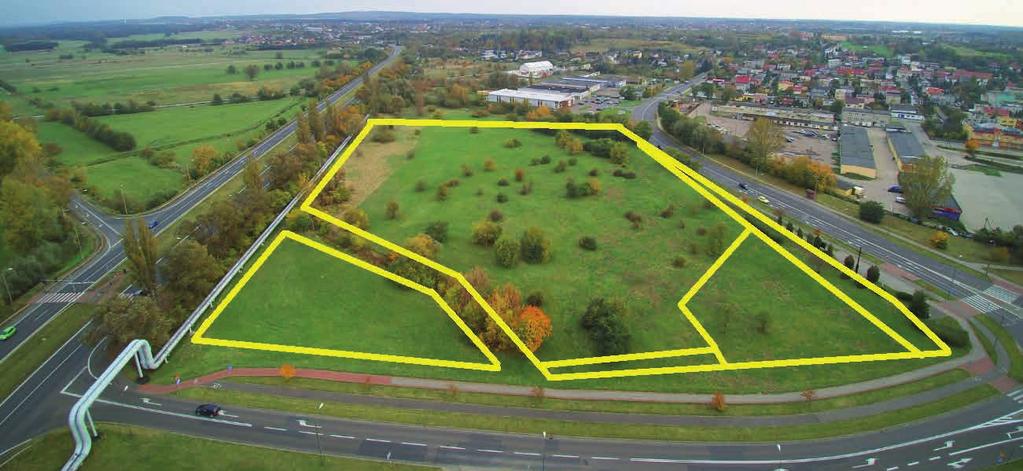 EXISTING BUILDINGS: No OWNER: City of Konin ROAD CONNECTIONS: National roads: DK 25 2,5 km, DK 92 250 m Highways: