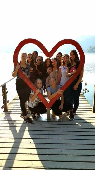 BLED, 14. 10. 2018 Today we went on a trip to Bled with train.