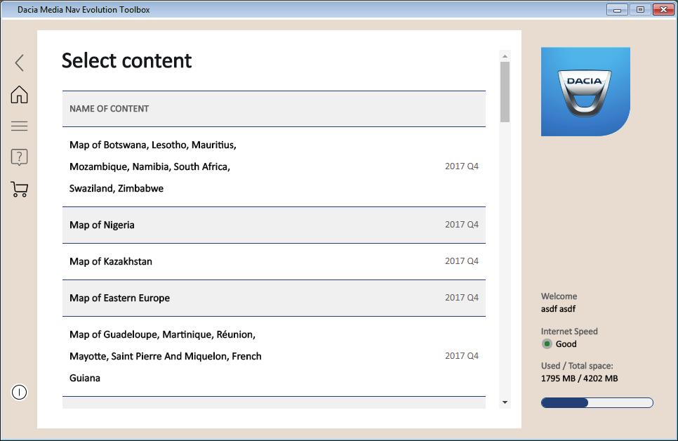 6. Kupowanie Zawartości Przed pierwszym zakupem zawartości zaktualizuj oprogramowanie systemu multimedialnego Media Nav Evolution. Szczegółowe informacje znajdziesz w części 2 przewodnika. 1.