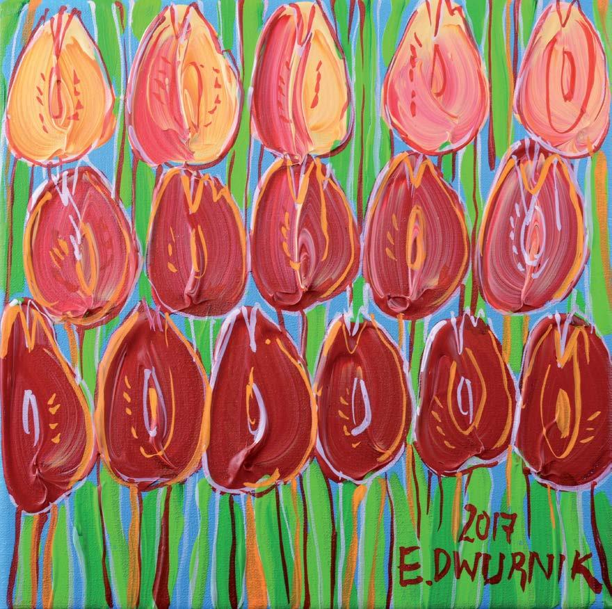 42 38 39 Edward Dwurnik Edward Dwurnik (1943-2018) (1943-2018) Czerwone tulipany, 2017 Z cyklu 26 W cieniu budowli Panienki, 1971 technika: olej, akryl, płótno wymiary: 30 x 30 cm sygnowany p.d.: "2017 E.