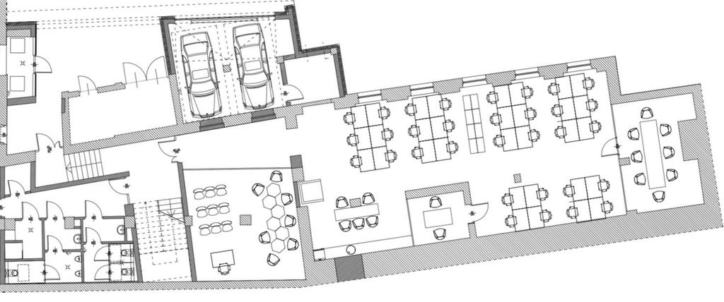 Level 0 Level 0 - Space details: 1 private office with kitchen 3 meeting rooms biuro prywatne z własną kuchnią sale konferencyjne 24