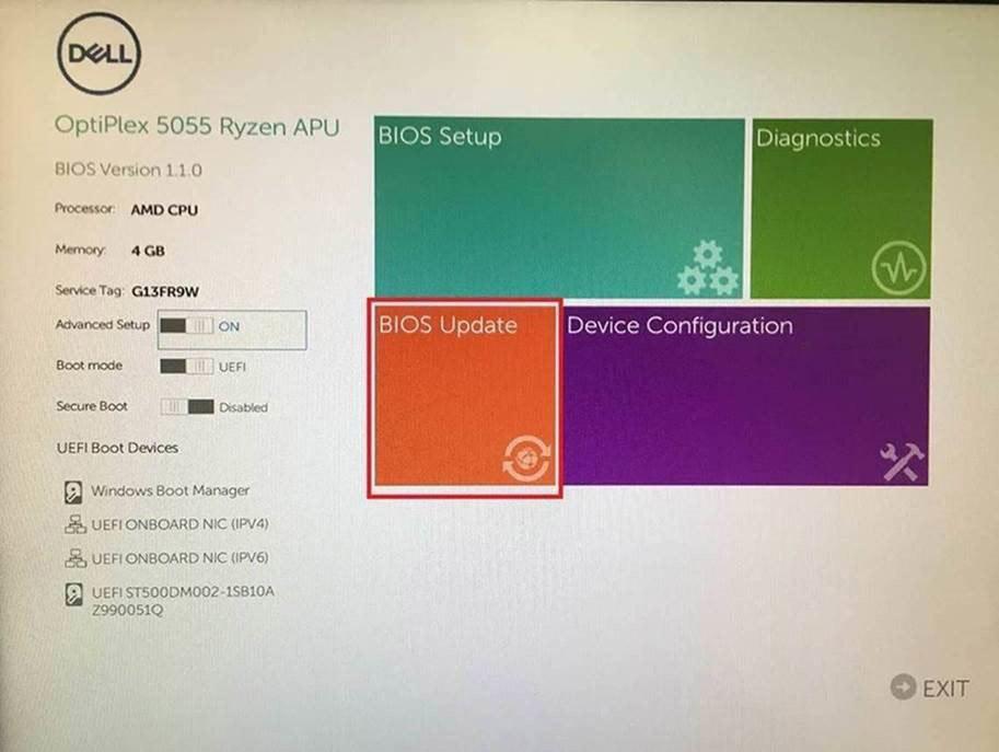 Działająca bateria systemowa niezbędna do aktualizacji systemu BIOS.