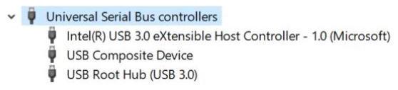 zakończeniu instalacji Sterownik USB Sprawdź, czy w systemie