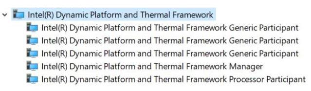 Thermal Framework są już zainstalowane na komputerze.