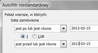 Odpowiedź tym razem stanowi filtr liczbowy o nazwie: Pierwsze 10. 23.