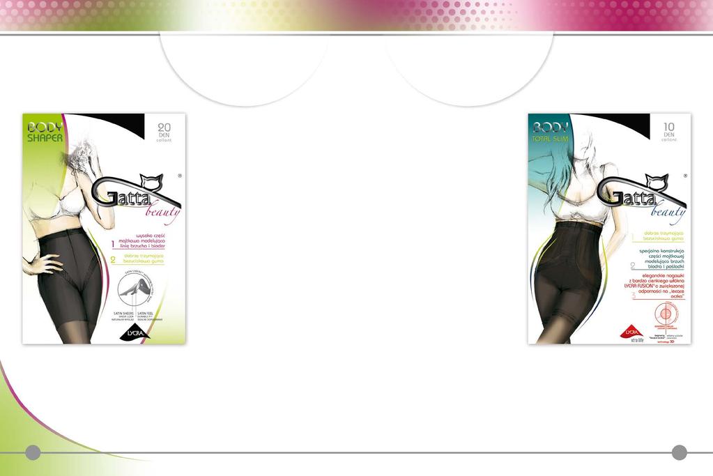 RAJSTOPY FUNKCYJNE / FUNCTIONAL TIGHTS ФУНКЦИОНАЛЬНЫЕ КОЛГОТКИ / FUNKTIONELLE STMPFHOSEN BODY Shaper 20 den 0.500 BODY Total Slim 10 den 0.