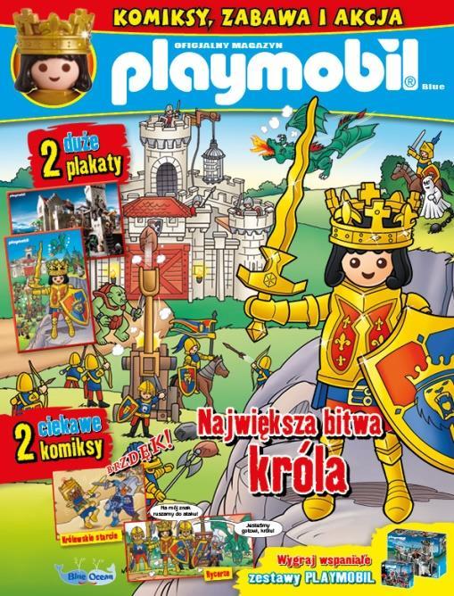 PLAYMOBIL Blue OFICJALNY MAGAZYN 4 8 LAT nakład: 20.