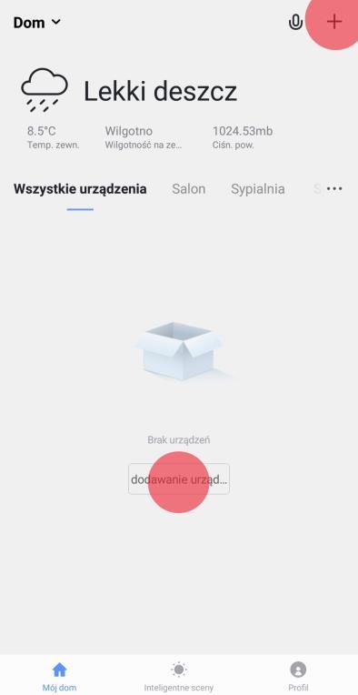 Pierwsze połączenie oczyszczacza Przed rozpoczęciem łączenia upewnij się, że telefon jest podłączony do sieci WiFi z aktywnym połączeniem internetowym. Przygotuj hasło do tej sieci WiFi.