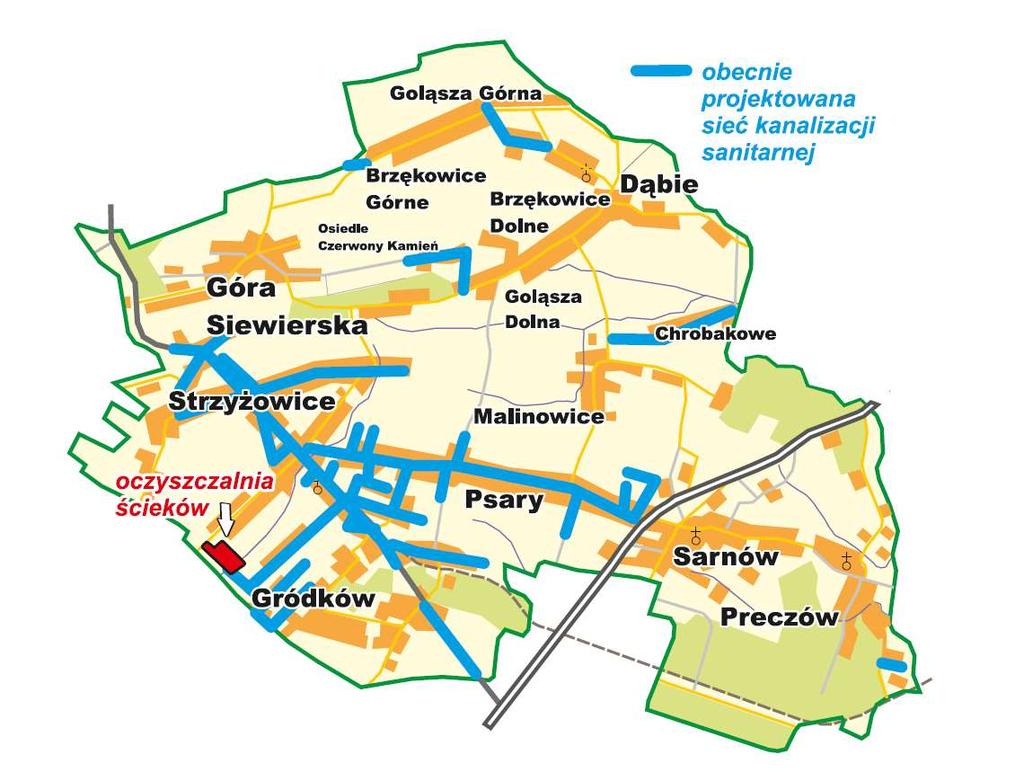 Rozpoczęto opracowywanie projektów technicznych budowy I etapu kanalizacji