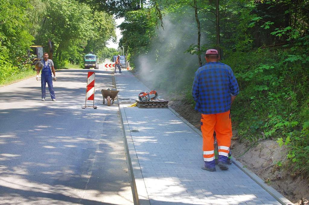 Budowa chodnika na ul.