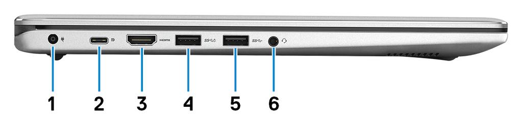 3 Port USB 3.1 pierwszej generacji Służy do podłączania urządzeń peryferyjnych, takich jak urządzenia pamięci masowej i drukarki. Zapewnia szybkość transmisji danych do 5 Gb/s.