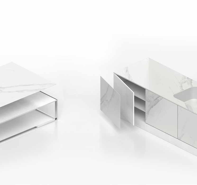 N O W Y Prezentujemy Dekton Slim, nową, wielkoformatową i ultracienką powierzchnię o grubości 4 mm, która oferuje nieograniczone możliwości projektowania i niesamowitą łatwość instalacji i transportu.