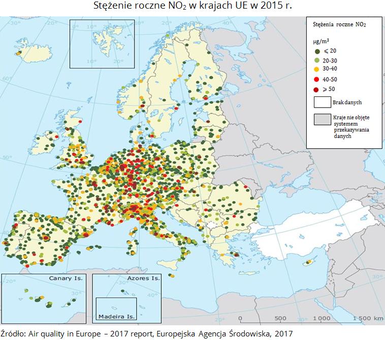 miejscu wśród 28 krajów UE.