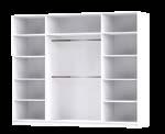 Szafy Glossy / Glossy wardrobe TYP 02 biały połysk white gloss TYP 02 biały połysk + grafit połysk white gloss + graphite gloss GLOSSY 01 korpus