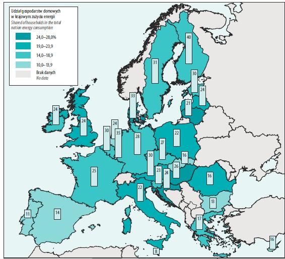 M. Stolarski_UWM Olsztyn_181108 Zużycie energii w gospodarstwach domowych w GJ/1