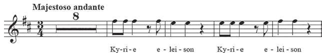Standard RISM w opisie muzykaliów jazzowych 185 Przykład 1¹⁸ Wojciech Dankowski, Missa pastoralis, D Missa Pastoralis in D / Canto Alto / Tenore Basso / Violino 1-mo / Violino 2-do / Clarino 1-mo /
