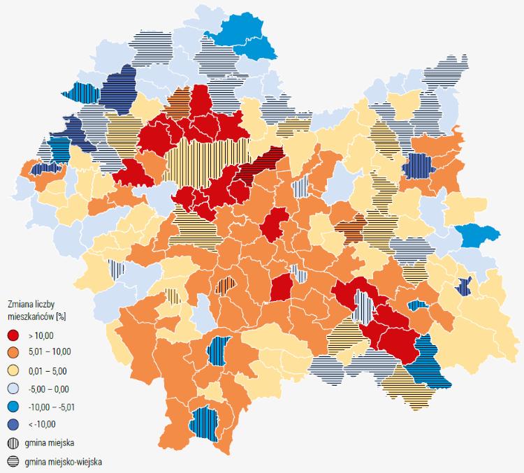 Lokalne rynki pracy i bezrobocie W województwie małopolskim największa koncentracja pracujących występuje w dużych miastach w Krakowie, Tarnowie i w Nowym Sączu, w ich obszarach funkcjonalnych i w