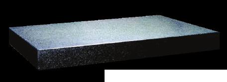 Płyta granitowa DIN 876/0 DIN 876/0 ciemny granit igła traserska z węglika spiekanego rozdzielczość: 0,01mm / 0,0005 inch Artykuł Wymiary
