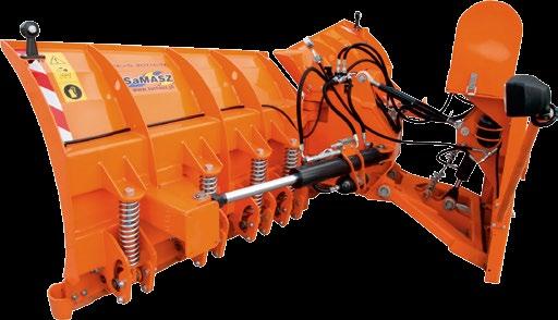własnej hydrauliki do sterowania - hydraulikę musi posiadać pojazd - po winien posiadać dwie pary przyłączy hydraulicznych AlpS Up H - literka H oznacza, że pług