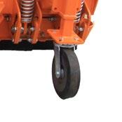 hydraulicznie sterowana odkładnica z uchylnymi