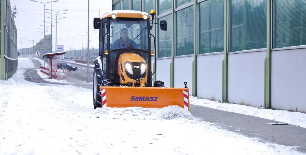 PŁUGI ODŚNIEŻNE DO MAŁYCH CIĄGNIKÓW KOMUNALNYCH Smart 120, Smart 150, Smart 180, Smart 200, Smart 220, Smart 120 K, Smart 150 K, Smart 180 K, Lite 150 Pług jednolemieszowy typu SMART dedykowany