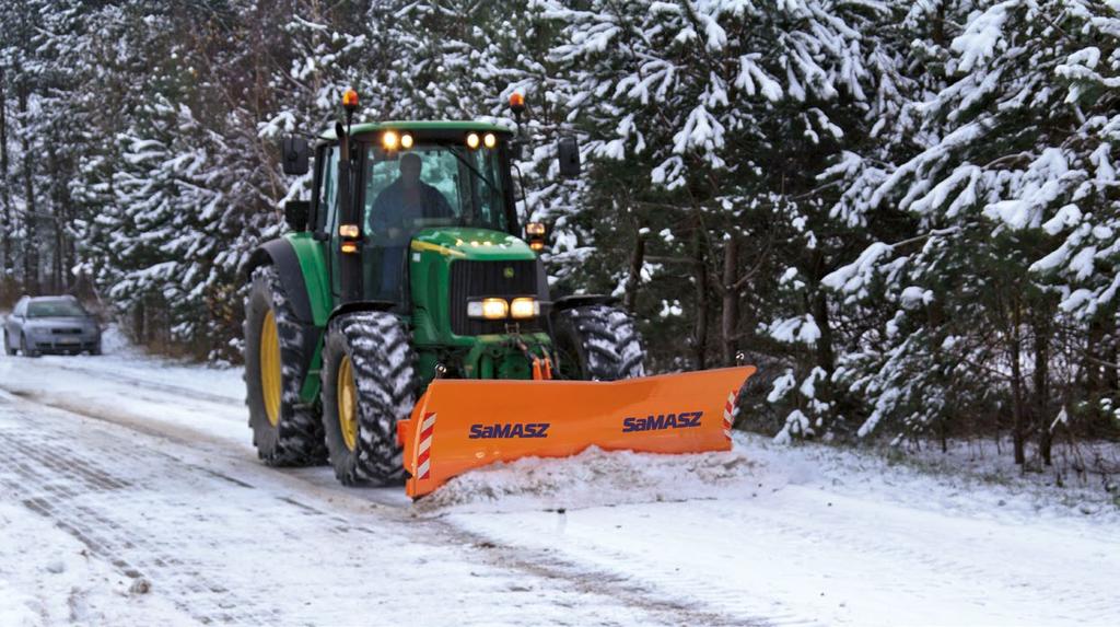 KLASA ŚREDNIA - RAM 250, RAM 270, RAM 300 Pługi odśnieżne serii RAM z hydraulicznym sterowaniem odkładnicy należą do