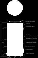 Posiada wężownicę spiralną o dużej powierzchni 1,2m 2, został zabezpieczony przed korozją emalią ceramiczną "EXTRA GLASS" oraz anodą magnezową.