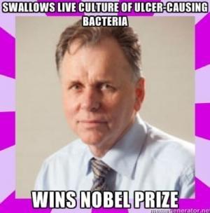 Nobel 2005 Barry Marshall & Robin Warren Odkrycie roli