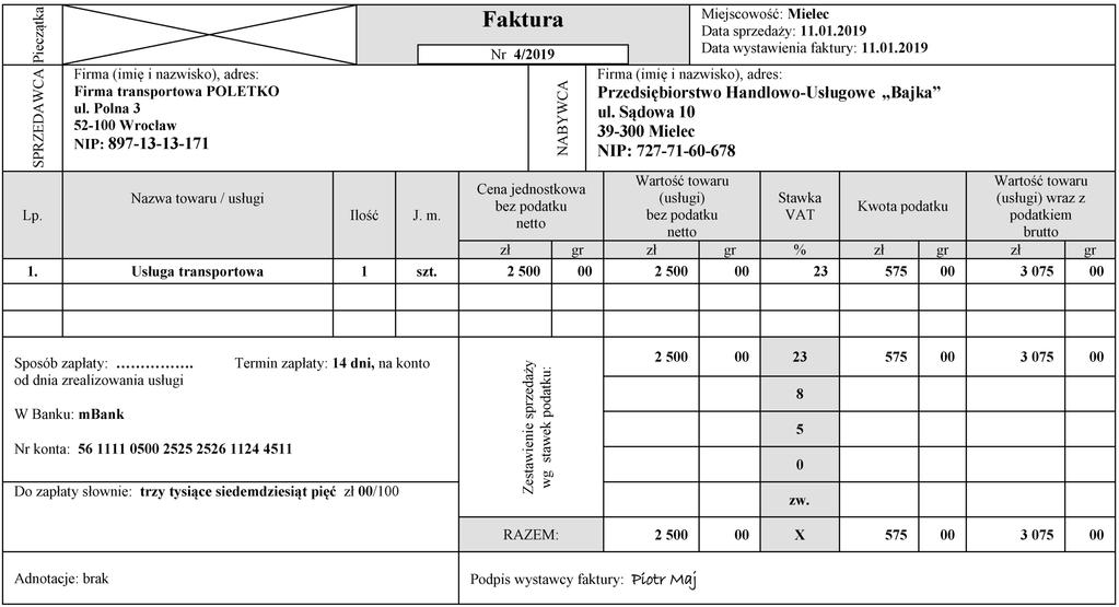 Zadanie 34. Który typ spółki nie jest dozwolony dla przedsiębiorstwa spedycyjnego? Komandytowa. Partnerska. Cywilna. Jawna. Zadanie 35.