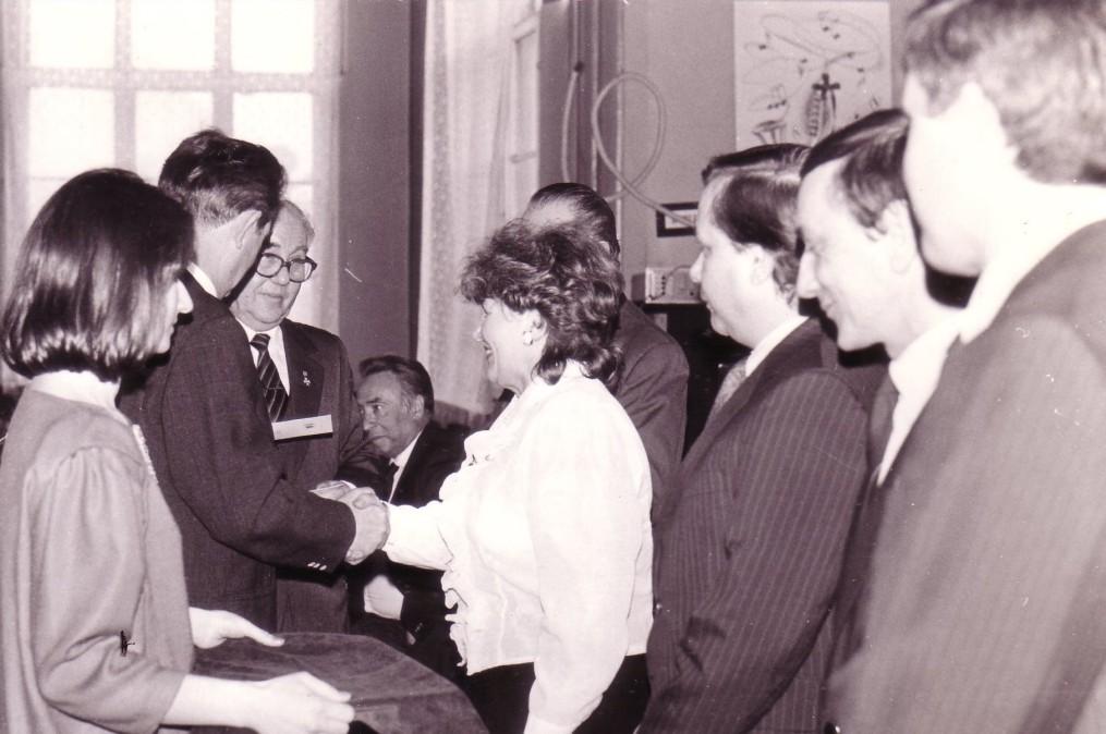Puzianowski, Roma Modrzyńska. Wrocław 1987 r. Z okazji Jubileuszu 35-lecia Klubu Prezes E.