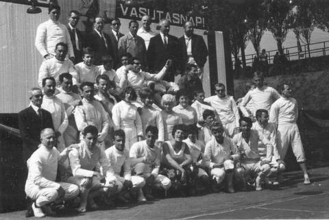 BUDAPESZT, Święto Kolejarza VASUTASNAP, lipiec 1966 r. mój pierwszy wyjazd za granicę.