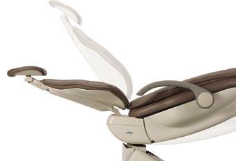 ROTO-SWING Tak dzia a funkcja swing Zakres ruchów fotela: 34 cm-min/80 cm-max niedost pny w innych unitach ROTO-REST