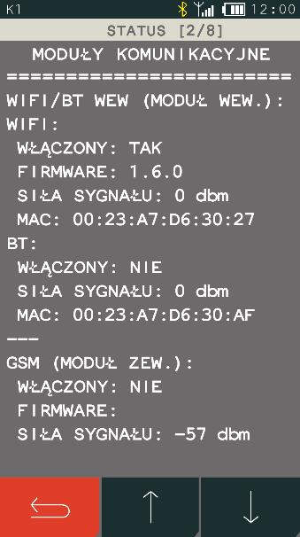 WPROWADZANIE ODPOWIEDZI W przypadku pojawienia się na wyświetlaczu pytania wymagającego podjęcia decyzji należy wybrać odpowiedni klawisz.