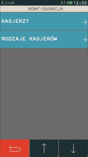 Widok menu KONFIGURACJA Towary Definiowanie FUNKCJE > FUNKCJE KIEROWNIKA > KONFIGURACJA > TOWARY > DEFINIOWANIE Za pomocą tej funkcji można wprowadzać i korygować dane o towarach w pamięci kasy.