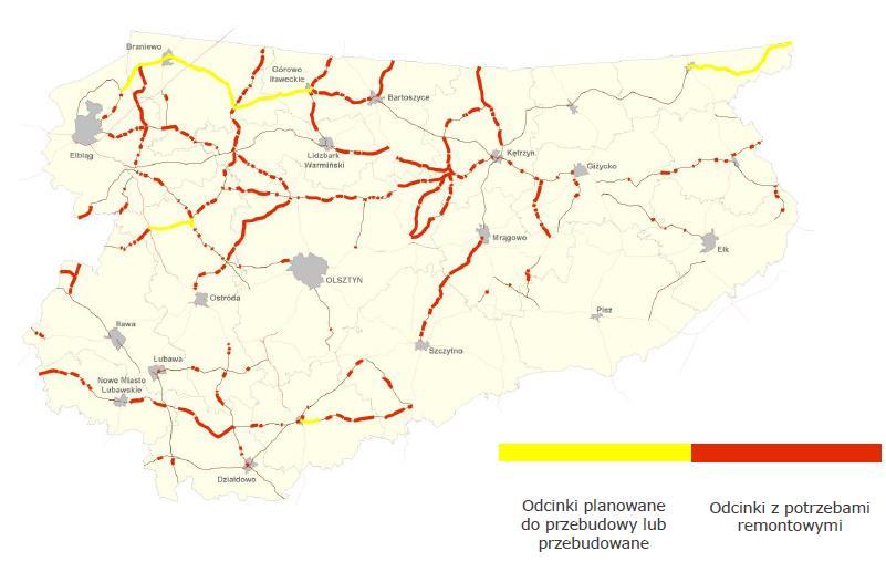 Nadmieniamy, że w roku 2020 planujemy przeprowadzić kolejną kampanię diagnostyczną administrowanej sieci drogowej już w oparciu o WDSN Wytyczne Diagnostyki Stanu Nawierzchni dla dróg wojewódzkich