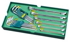5mm, 6mm, 7mm, 20mm, 21mm, 22mm, 23mm, 24mm Zestaw kluczy i szczypiec 5 szt. S/N:T53 09914 39 szt.