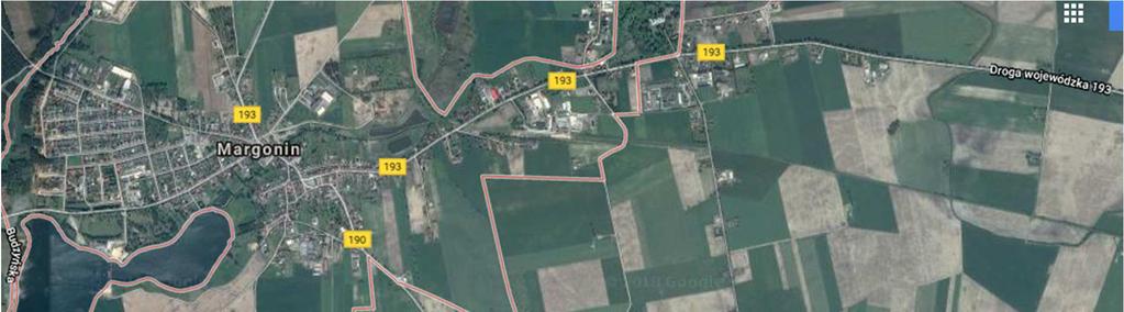 Mapa Nr 1. Lokalizacja planowanej inwestycji.