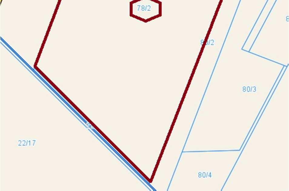 78/2. Mapa Nr 2. Rozmieszczenie działek nr ew.