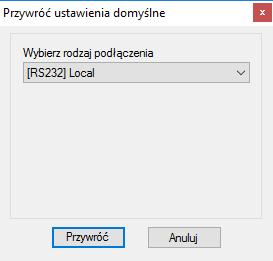 Na ekranie pojawi się komunikat Czy chcesz nadpisać parametry urządzenia domyślnymi nastawami.