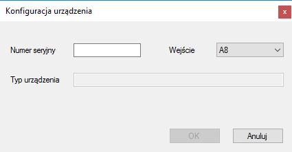 6.3.2. Urządzenia bezprzewodowe Urządzenie pozwala na dodanie do 32 detektorów bezprzewodowych oznaczonych od A1 do A8, B1 do B8, C1 do C8 oraz D1 do D8.