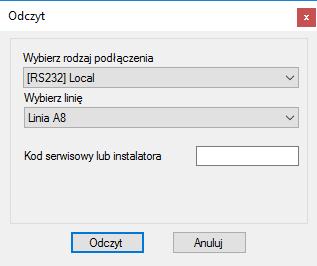 W tym przypadku aby czujka komunikowała się z centralą należy tę informację koniecznie wysłać np. poprzez wciśnięcie Wyślij z paska szybkiego dostępu (lub Operacje -> Wyślij).