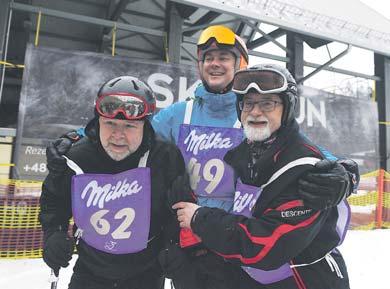 Zjazdowcy przy mglistej i deszczowej pogodzie pokonywali slalom na stoku Ski@Sun, gdzie wy³oniono mistrzów w poszczególnych kategoriach wiekowych, w których zwyciê a³y panie: Karolina Dziêcio-
