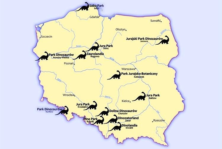Zadanie 11. Który park dinozaurów należy zaproponować turystom z dziećmi podczas zwiedzania Opolszczyzny? A.
