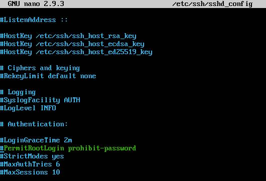 Uwierzytelnianie haseł dla OpenSSH Server na Ubuntu jest domyślnie włączone, więc możliwe jest logowanie bez zmiany jakichkolwiek ustawień.