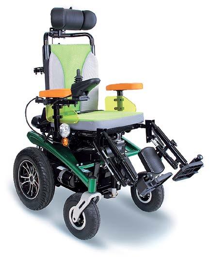 112 Wózki elektryczne scrubby nr katalogowy PCBL 1220/1420 wózek inwalidzki o napędzie elektrycznym szerokość siedziska: 12, 14, amortyzowana, aluminiowa rama, regulowana głębokość i szerokość
