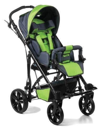 Katalog produktów 2019 97 junior plus nr katalogowy DRVG0J wózek inwalidzki specjalny dziecięcy składana, lekka aluminiowa rama o konstrukcji krzyżakowej (podwójny krzyżak) składana