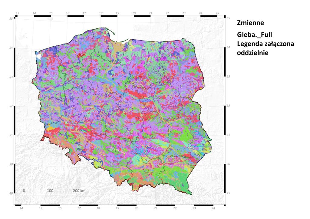 Mapa gleb