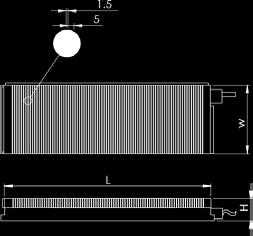 100 N/cm² Podziałka 5 + 1,5 mm Na stałe wbudowany kabel Sterowanie panelem D50-F/D100-F 220 V / 400 V, w zależności wielkości stołu Dane techniczne Długość Szerokosć Wysokość Nr